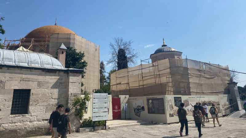  Ayasofya-i Kebir Camii Şerifi’nde restorasyon başladı