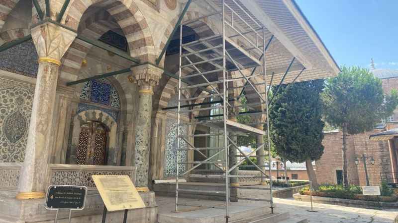  Ayasofya-i Kebir Camii Şerifi’nde restorasyon başladı