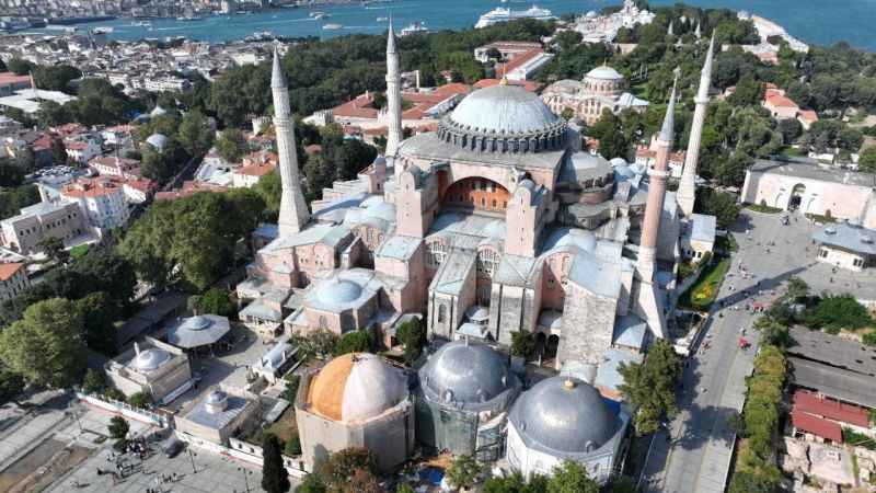  Ayasofya-i Kebir Camii Şerifi’nde restorasyon başladı