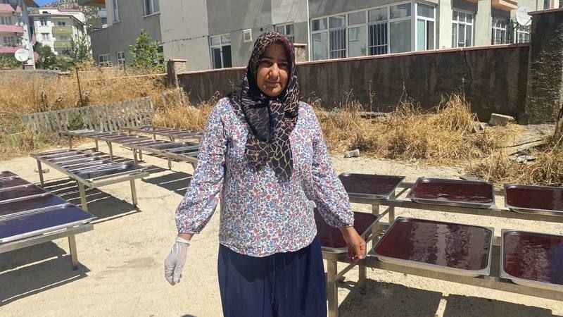 Girişimci kadın tescilli sumak ekşisi üretiyor