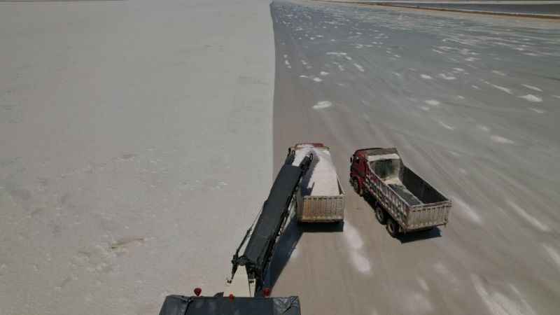 Yemeklerin olmazsa olmazı tuzun hasadına başlandı