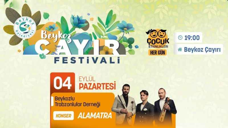 “Beykoz Çayır Festivali” başlıyor