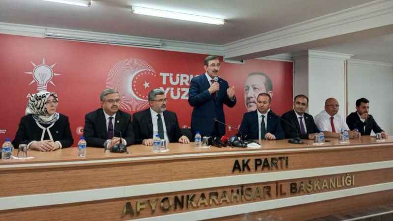 Cumhurbaşkanı Yardımcısı Yılmaz: "Sorunları siyasi istikrarla aşacağız"