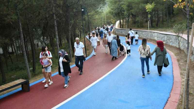 30 milyon liradan fazla harcama yapılan Çamlık Kent Ormanı yeniden hizmete açıldı
