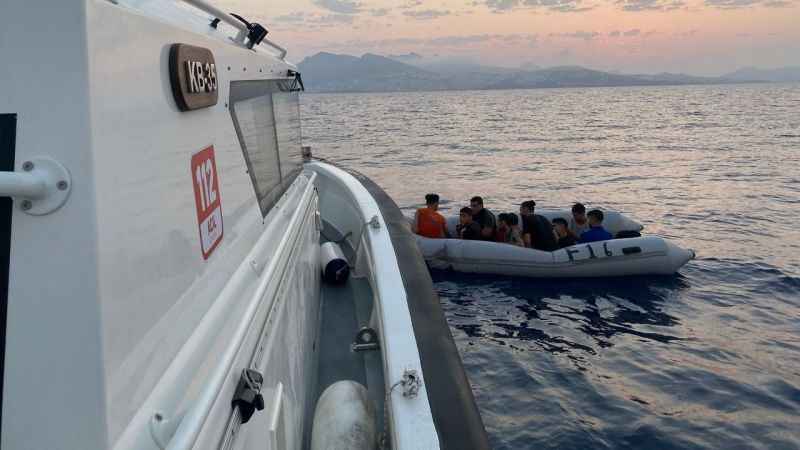 Bodrum'da 43 düzensiz göçmen kurtarıldı