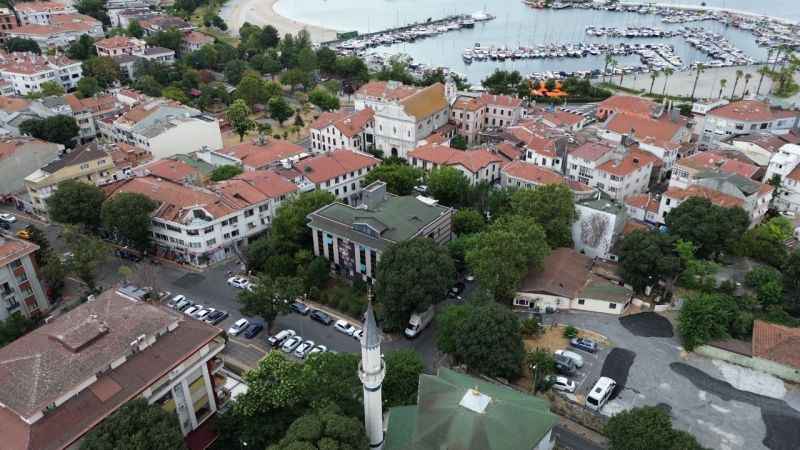 Tarihi olaylara şahitlik eden Yeşilköy havadan görüntülendi