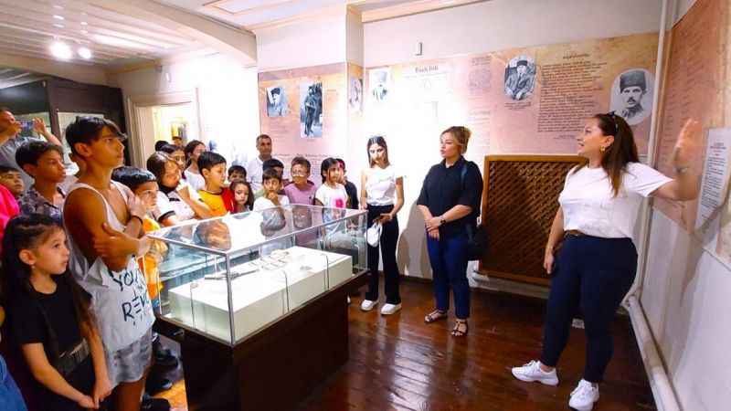 Roman çocuklar Kuvayi Milliye Müzesi'nde