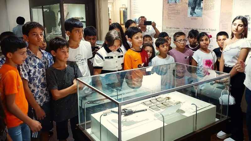 Roman çocuklar Kuvayi Milliye Müzesi'nde