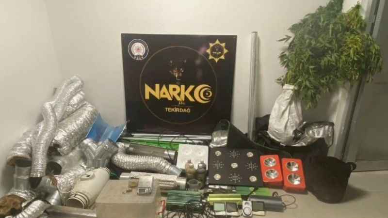 Ev değil uyuşturucu fabrikası