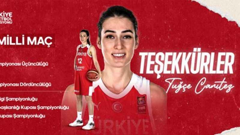 Milli basketbolcu Tuğçe Canıtez, kariyerini noktaladığını açıkladı