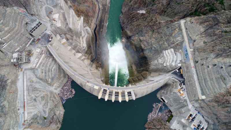 Yusufeli Barajı elektrik üretmeye hazırlanıyor