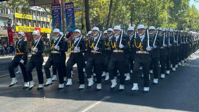 Başkentte 30 Ağustos Zafer Bayramı yürüyüşü