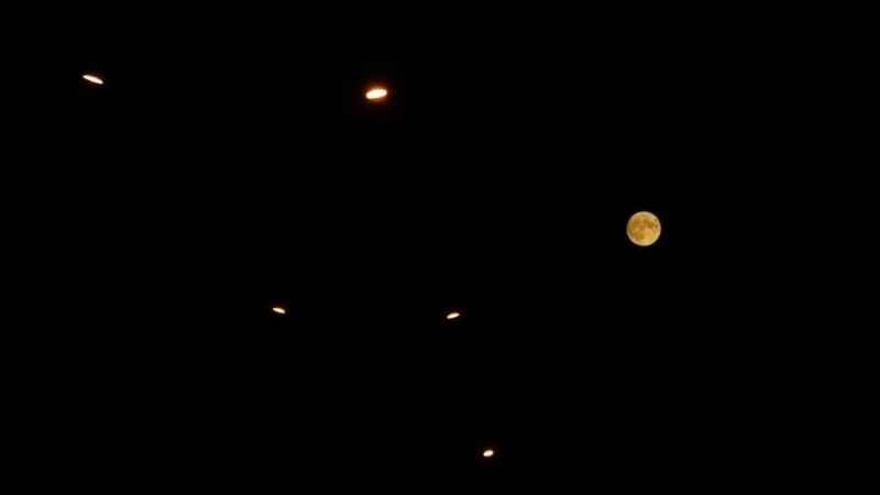 Kırklareli’nde kartpostallık "Süper Ay" manzarası