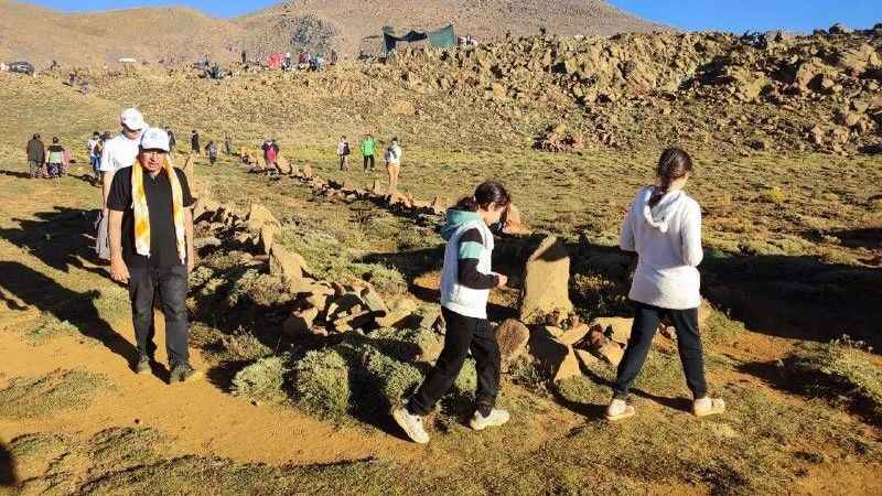 7 asırlık gelenek Sanrıdas Dağı zirvesinde yaşatıldı