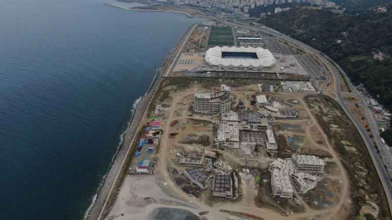 Trabzon Şehir Hastanesi inşaatı sürüyor