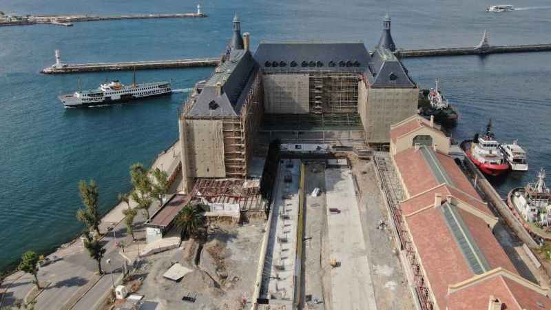 Haydarpaşa Garı'nda peronlarının yapımına başlandı