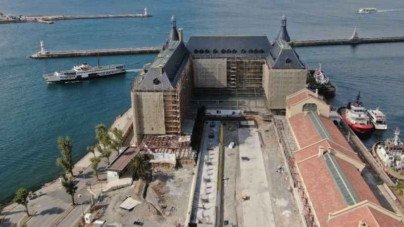 Haydarpaşa Garı'nda peronlarının yapımına başlandı