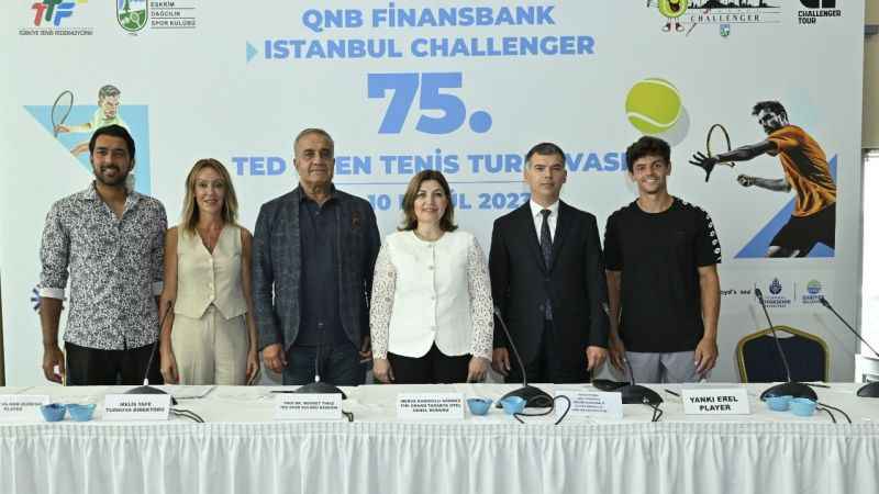 75. İstanbul Challenger - TED Open Uluslararası Tenis Turnuvası başladı