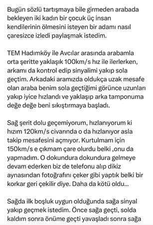 İstanbul’da kadın psikiyatrist trafikte çocuğuyla birlikte dehşeti yaşadı