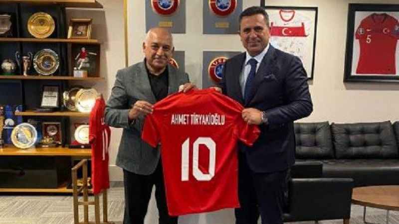 Kadooğlu, TFF Başkanı Mehmet Büyükekşi ile bir araya geldi