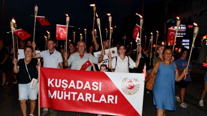 Kuşadası’nda kurtuluşun 101’inci yılına coşkulu kutlama