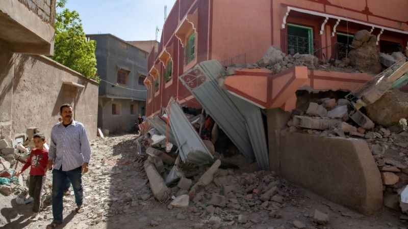 Fas'taki deprem felaketinde can kaybı 820’ye, yaralı sayısı 672’ye yükseldi