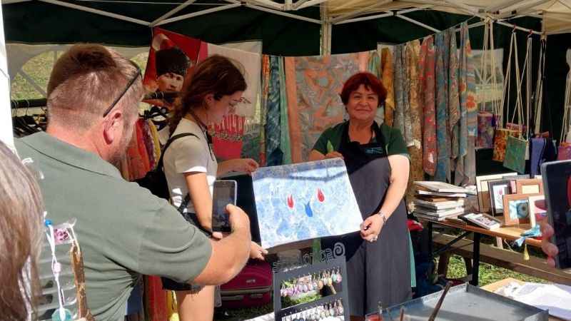 Ebru ve keçe sanatı Bulgaristan’da tanıtıldı