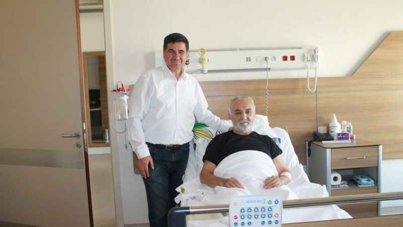 İnhisar Belediye Başkanı Mehmet Kepez tedavi gördüğü hastaneden taburcu oldu