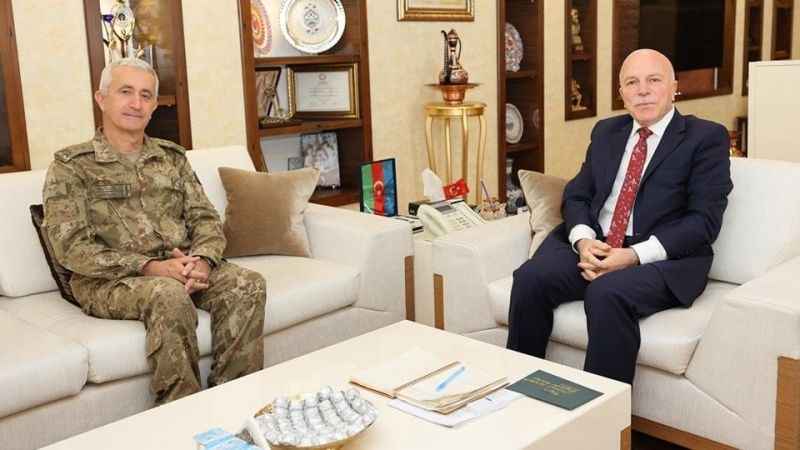 Tümgeneral Tevfik Algan’dan Başkan Sekmen’e ziyaret