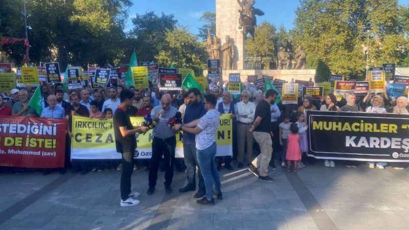 Fatih’te ırkçılığa karşı eylemde gerginlik: 6 gözaltı