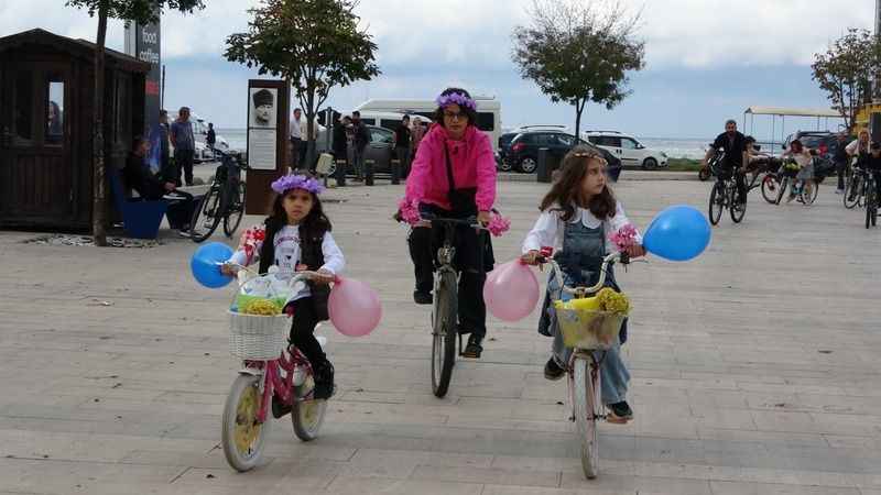 Ordu'da "Süslü Kadınlar Bisiklet Turu"