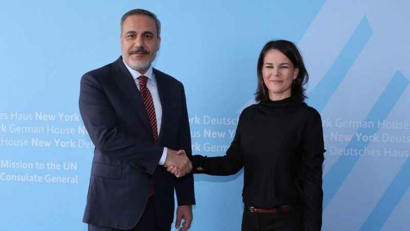 Dışişleri Bakanı Fidan, Alman mevkidaşı Baerbock ile görüştü