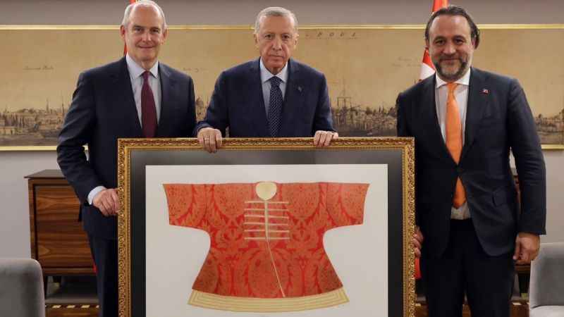 Cumhurbaşkanı Erdoğan, Alibaba Grup Başkanı Evans ile Trendyol Grup Başkanı Çetin'i kabul etti