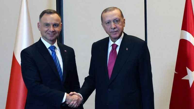 Cumhurbaşkanı Erdoğan, Polonya Cumhurbaşkanı Duda ile görüştü