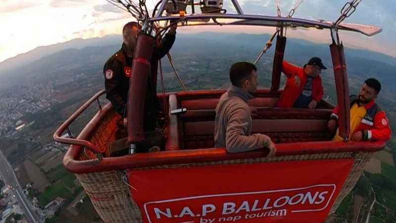 Yatağan’da balon turizmi için test uçuşları başladı