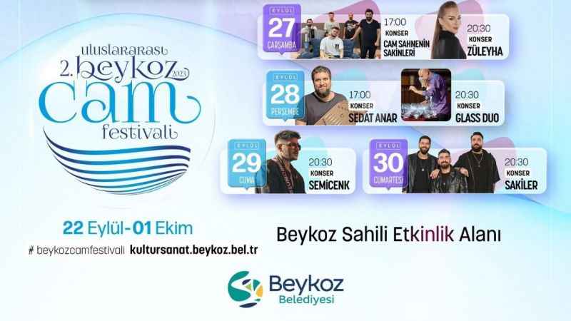 Beykoz’da rengarenk Cam Festivali başlıyor