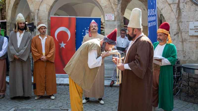 Ahilik geleneği Koza Han’da yaşatıldı