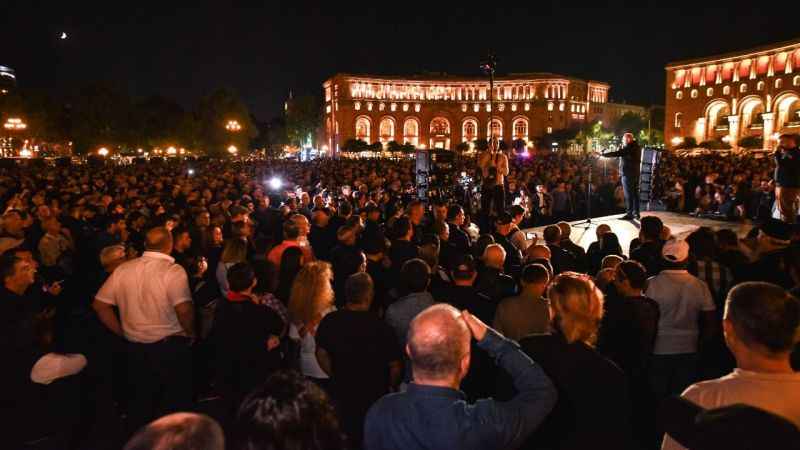 Ermenistan’da Başbakan Paşinyan'a yönelik protestolar 3'üncü gününde