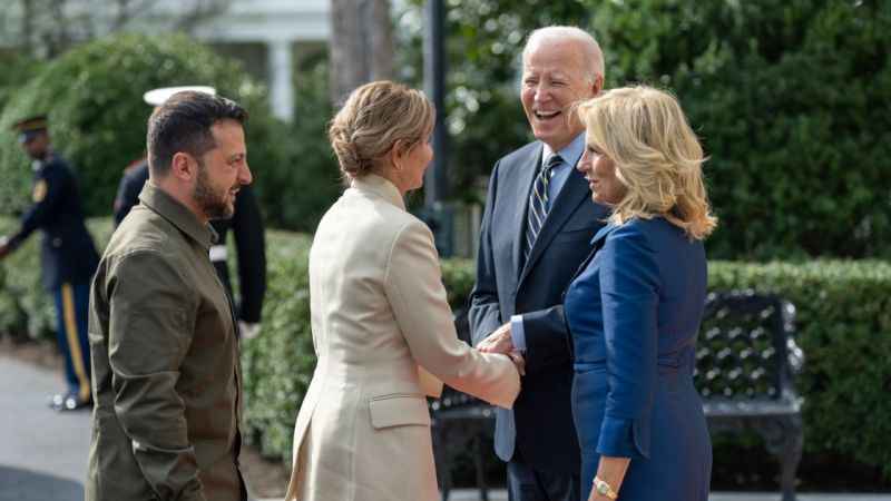 ABD Başkanı Biden, Ukrayna Devlet Başkanı Zelenski'yi Beyaz Saray'da ağırladı