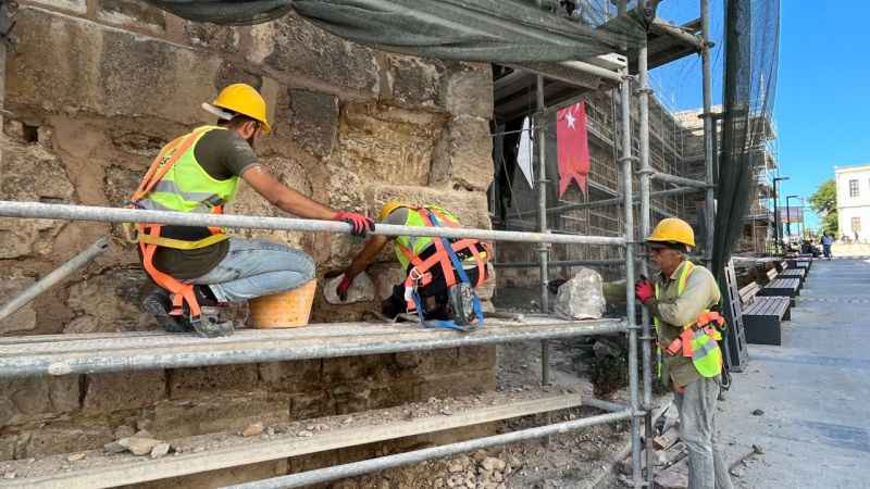 Sinop'ta kale surları ve saat kulesi restorasyonu