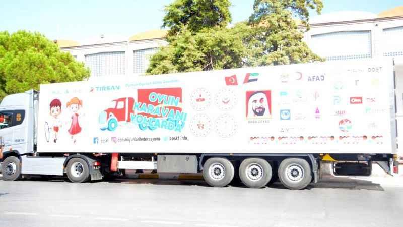 Oyun karavanı deprem bölgesine gidiyor