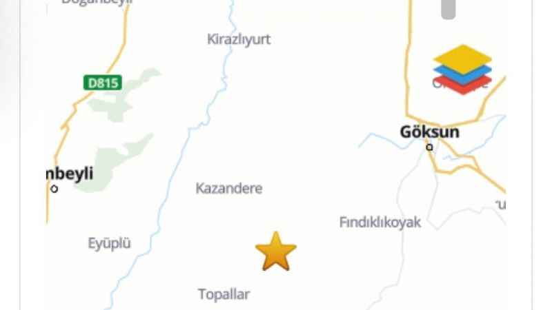 Kahramanmaraş’taki 4,6 büyüklüğündeki depremde olumsuz durum yok