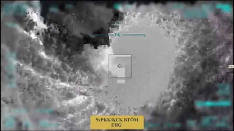 Terör örgütü PKK'ya ait 13 hedef imha edildi