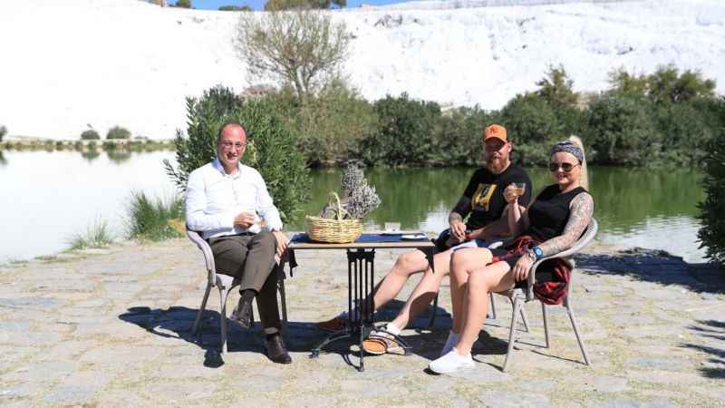 Pamukkale, Avrupa medyasının gözdesi oldu Pamukkale, Avrupa medyasının gözdesi oldu
