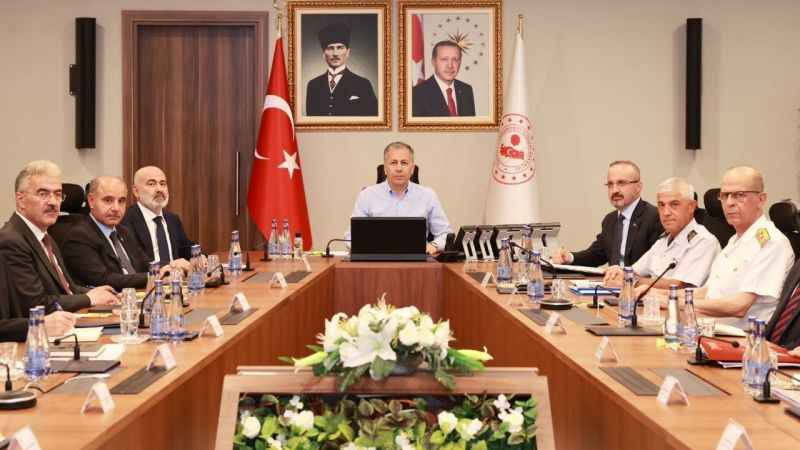 İçişleri Bakanlığında "Güvenlik, İstihbarat, Koordinasyon" toplantısı