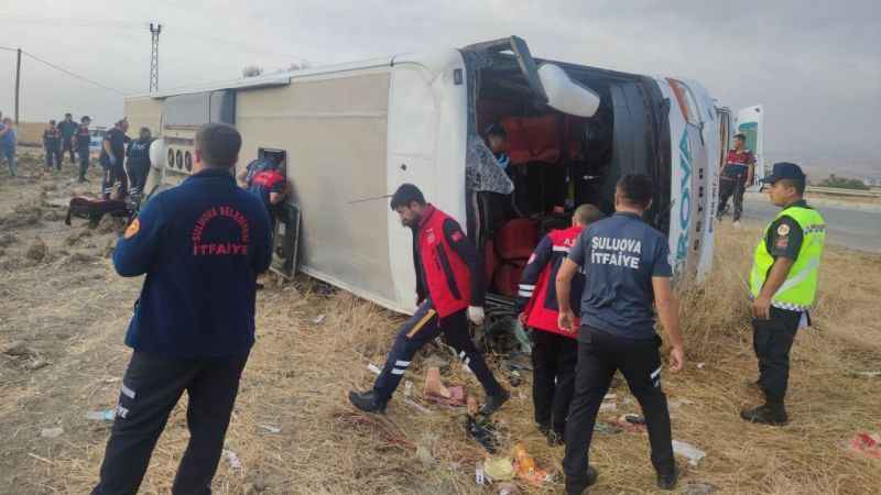 Amasya'da yolcu otobüsü kazası: 6 ölü, 35 yaralı