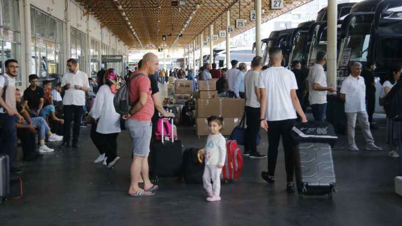Diyarbakır otogarında üniversiteli yoğunluğu