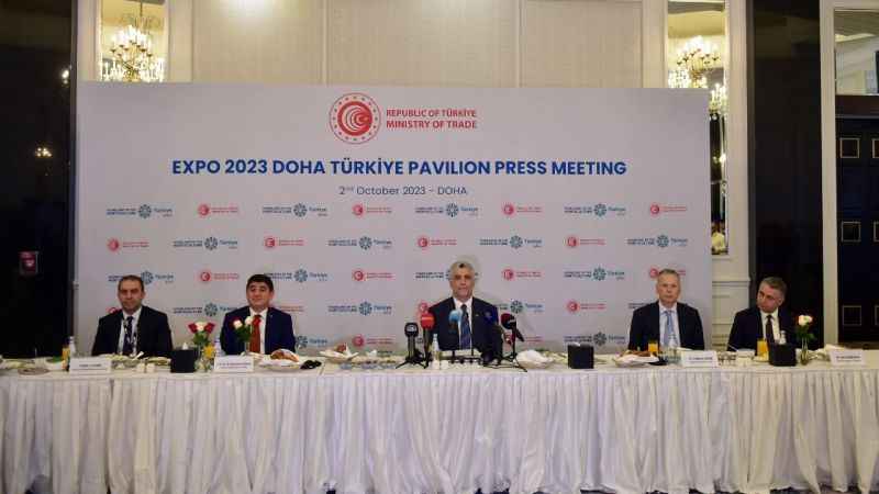 Katar'a ticaret çıkarması: 150 kişilik Türk heyet Expo Doha 2023 için Katar'da