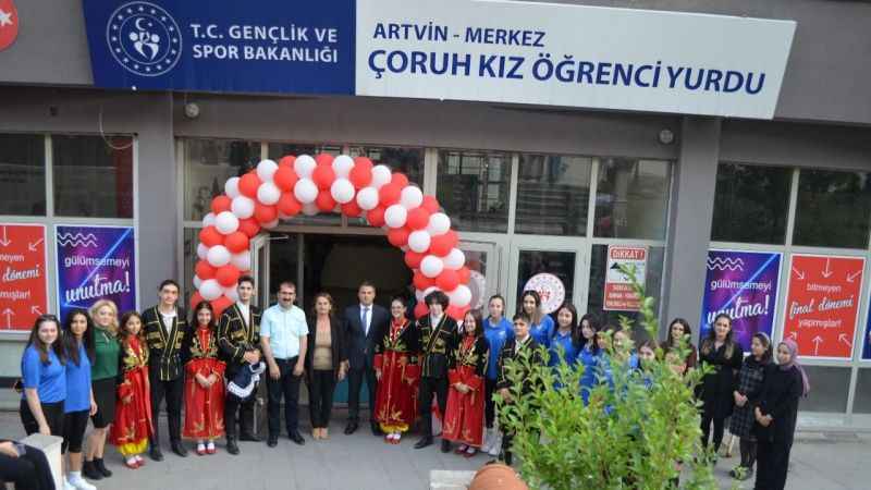 Artvin’deki KYK Yurtlarında barınma problemi ortadan kaldırıldı