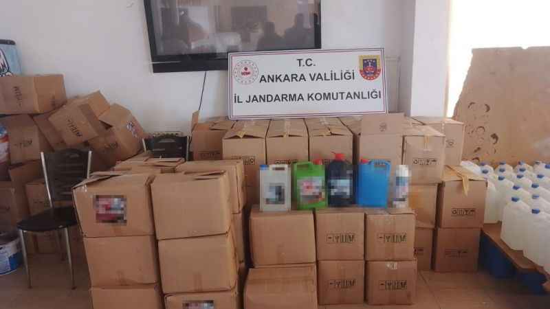 Ankara’da kaçakçılık operasyonu: 38 ton paketlenmiş sahte deterjan ele geçirildi